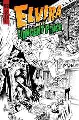 Elvira Meets Vincent Price #2 Cvr G 25 Copy Incv Acosta Line Art (STL199614)
