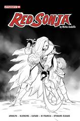 Red Sonja (2021) #1 Cvr H 15 Copy Incv Andolfo B&W (STL199415)