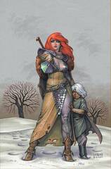 Red Sonja (2021) #1 Cvr Q Anacleto Ltd Virgin (STL199442)