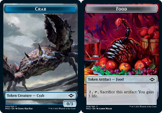 Crab Token // Food Token (018) (Modern Horizons 2)