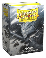 Dragon Shield Sleeves: Dual Matte Snow