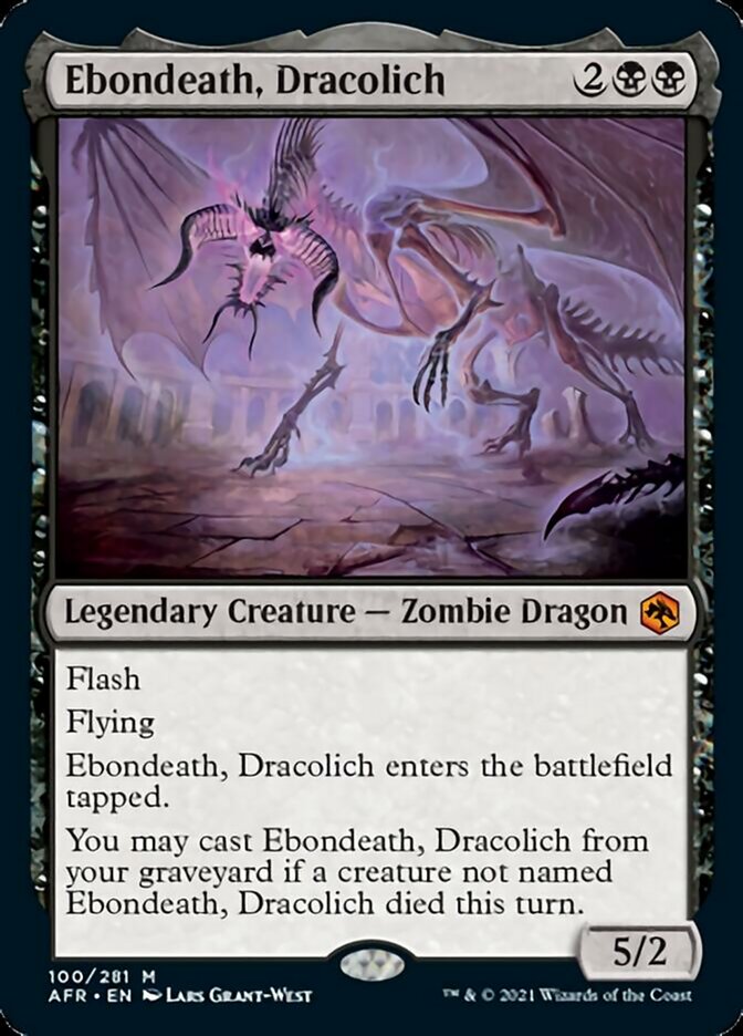 Ebondeath, Dracolich - Foil