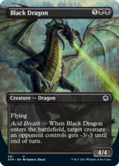 Black Dragon (291) (Borderless) - Foil