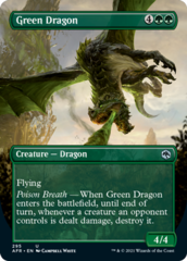 Green Dragon - Borderless