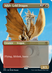 Adult Gold Dragon - Borderless