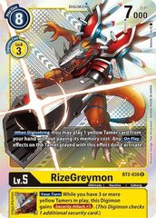 RizeGreymon - BT2-038 - R (Premium Pack Set 01) - Foil