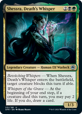 Shessra, Deaths Whisper