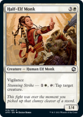 Half-Elf Monk - Foil