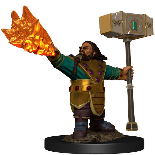 D&D Premium Painted Figure: W6 Dwarf Cleric Male