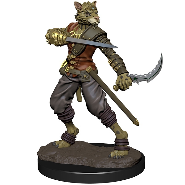 D&D Premium Painted Figure: W6 Tabaxi Rogue Male