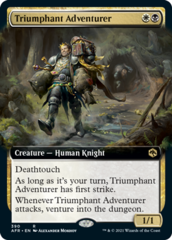 Triumphant Adventurer (Extended Art) - Adventures in the Forgotten Realms