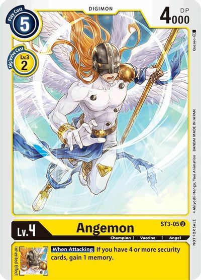 Angemon - ST3-05 - U (Tamer Party Promo)