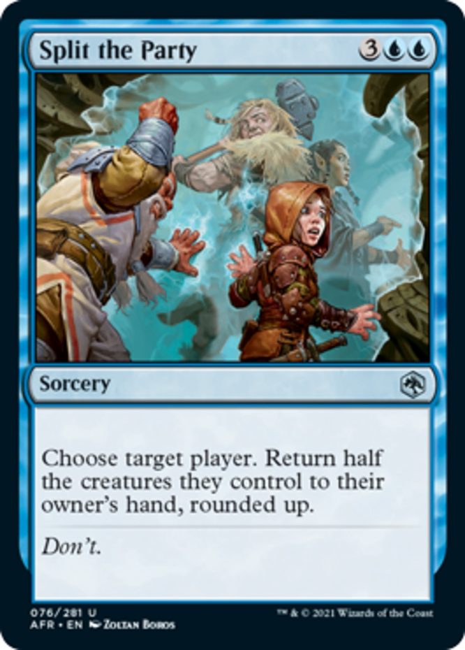 4x Split the Party MTG Adventures in the Forgotten Realms NM Magic Regular