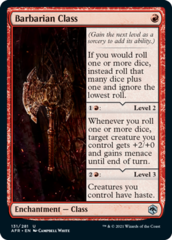 Barbarian Class - Foil