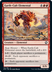 Earth-Cult Elemental - Foil