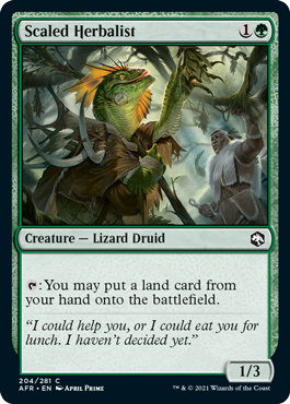 Scaled Herbalist - Foil