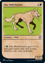 Dire Wolf Prowler - Foil - Showcase