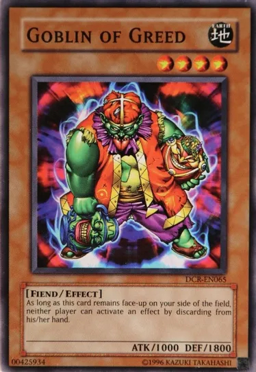 Goblin of Greed - DCR-EN065 - Common - Unlimited Edition