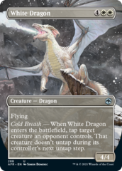 White Dragon - Foil - Borderless