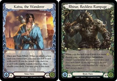 Katsu, the Wanderer // Rhinar, Reckless Rampage - 1st Edition