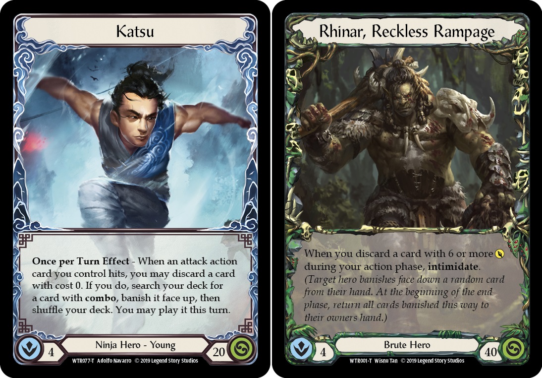 Katsu // Rhinar, Reckless Rampage - 1st Edition