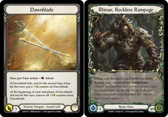 Dawnblade // Rhinar, Reckless Rampage - 1st Edition