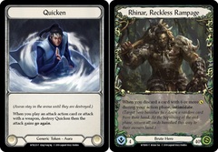 Quicken // Rhinar, Rhinar, Reckless Rampage - 1st Edition