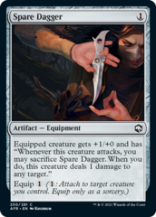 Spare Dagger - Foil