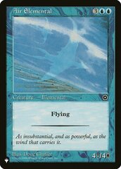 Air Elemental - The List