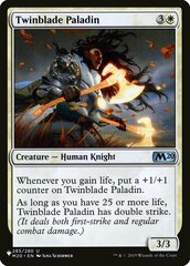 Twinblade Paladin - The List