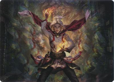 Delina, Wild Mage Art Card