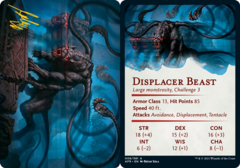 Displacer Beast (8/81) Art Card - Gold-Stamped Signature