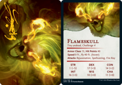 Flameskull (14/81) Art Card - Gold-Stamped Signature