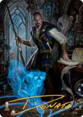 Mordenkainen Art Card - Gold-Stamped Signature