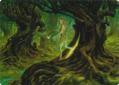 Neverwinter Dryad Art Card