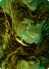 Neverwinter Dryad Art Card -  Gold-Stamped Signature