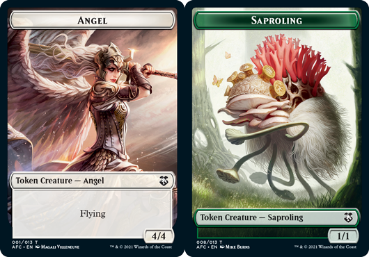 Angel Token // Saproling Token