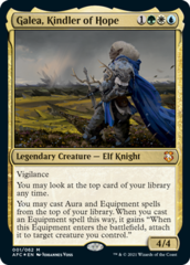 Galea, Kindler of Hope - Foil - Display Commander - Thick Stock