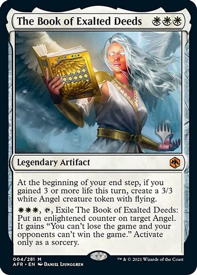 The Book of Exalted Deeds - Foil - Promo Pack The Book of Exalted Deeds - Foil - Promo Pack