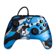 Xbox Series X/S - Enhanced Wired Controller - Metallic Blue Camo