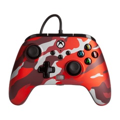 Xbox Series X/S - Enhanced Wired Controller - Metallic Red Camo