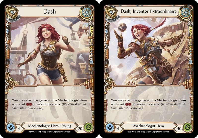 Dash // Dash, Inventor Extraordinaire - 1st Edition - Flesh & Blood Singles  » FAB Booster Set Singles » Arcane Rising - The Bearded Dragon Games