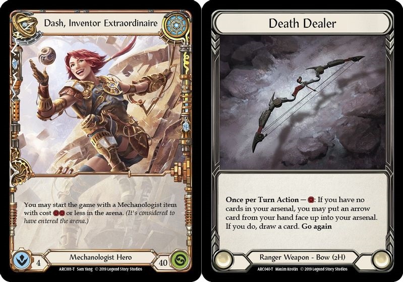 Dash, Inventor Extraordinaire // Death Dealer - 1st Edition - Flesh & Blood  Singles » FAB Booster Set Singles » Arcane Rising - The Bearded Dragon Games