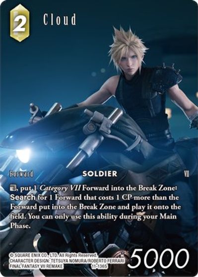 Cloud - 11-136S - Full Art - Foil