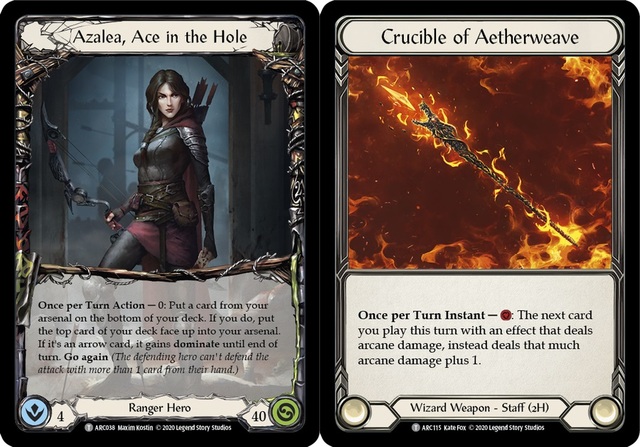 Azalea, Ace in the Hole // Crucible of Aetherweave - Unlimited Edition