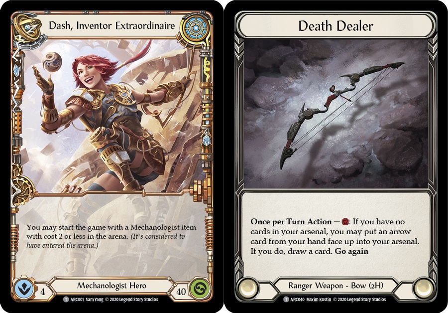 Dash, Inventor Extraordinaire // Death Dealer - Unlimited Edition - FAB  Singles » Arcane Rising - MTG Pirulo