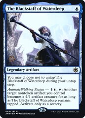 The Blackstaff of Waterdeep - Foil - Prerelease Promo