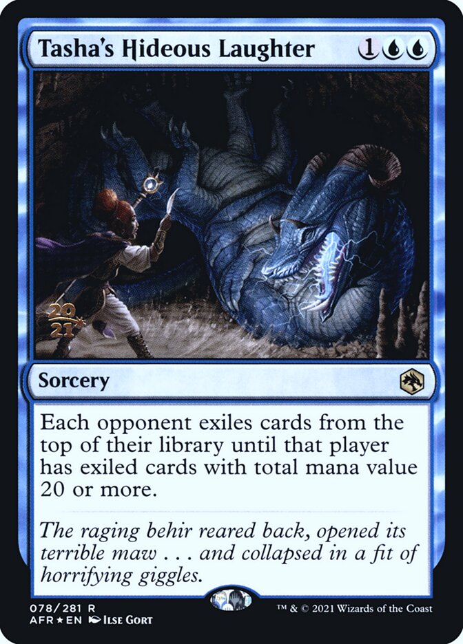 Tashas Hideous Laughter - Foil - Prerelease Promo