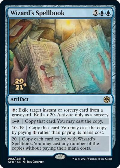 Wizards Spellbook - Foil - Prerelease Promo