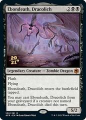 Ebondeath, Dracolich - Foil - Prerelease Promo